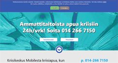Desktop Screenshot of kriisikeskusmobile.fi